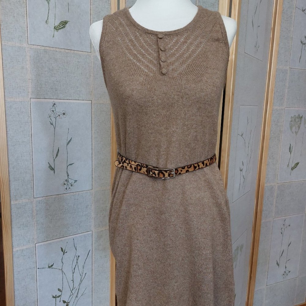 Gap Knit Sleeveless woman tunic, beige , size S